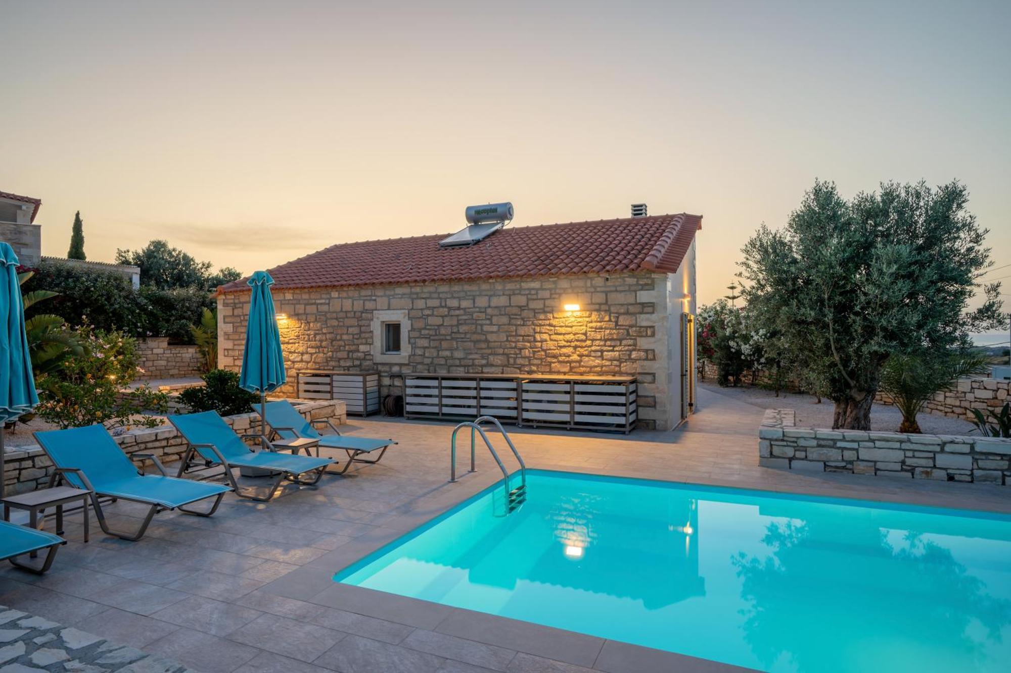 Villa Vasiliki Private Pool Erfoi Luaran gambar